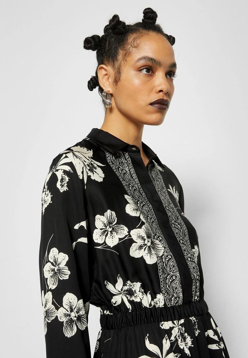 The Kooples Donna ROBE LONGUE MANCHE LONGUE IMPRIME - Abito A Camicia - Black White 9 The Kooples Donna ROBE LONGUE MANCHE LONGUE IMPRIME - Abito A Camicia - Black White - immagine 7