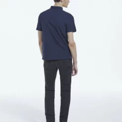 The Kooples Uomo OFFICIER - Polo - Navy Grey -Vendite The Kooples 020343a5ca6a4017991021194e6231c4