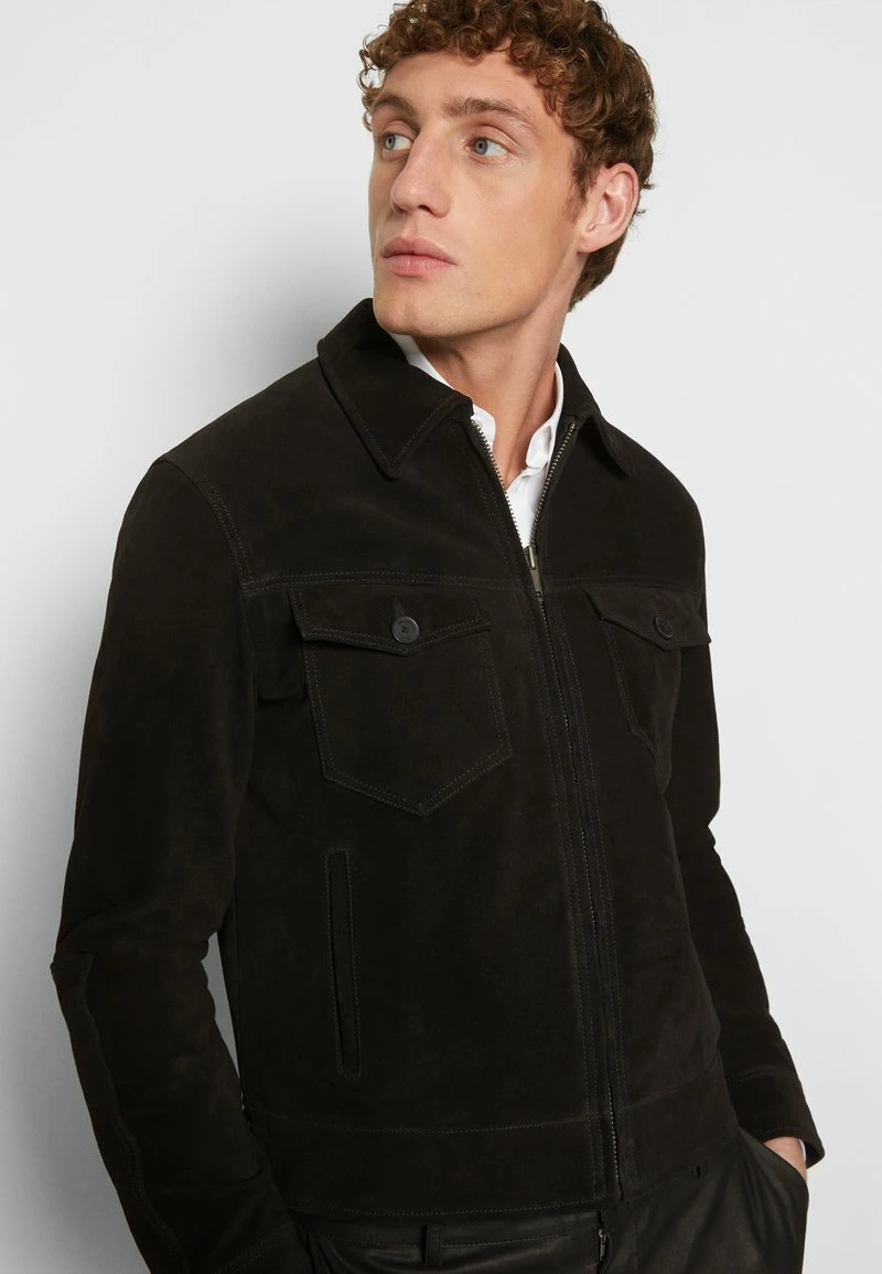The Kooples BLOUSON - Giacca Di Pelle - Black, Uomo 8 The Kooples BLOUSON - Giacca Di Pelle - Black, Uomo - immagine 6