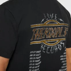 The Kooples T-shirt Con Stampa - Black Washed, Uomo -Vendite The Kooples 02f11d85d8ef4b58bfe8d59df8d809ab