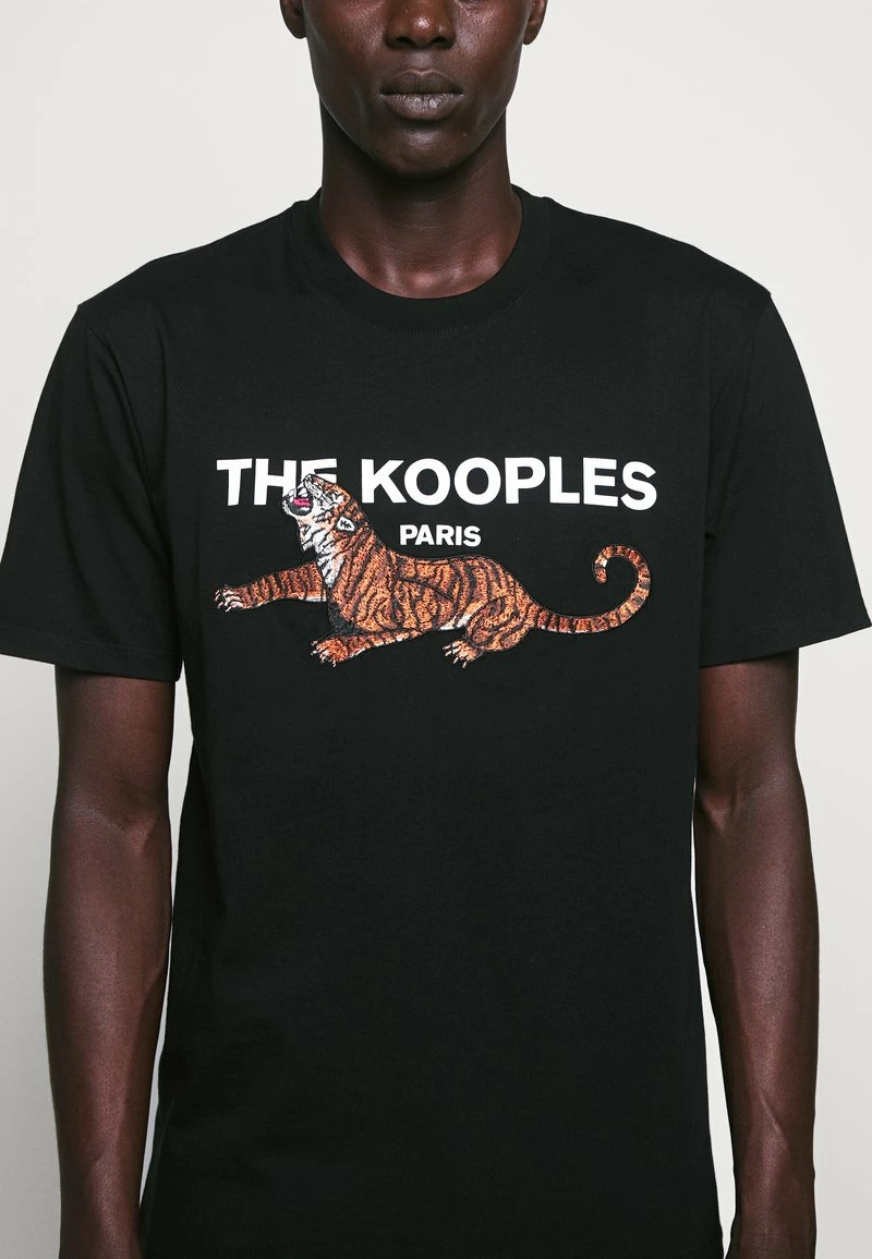 The Kooples TIGER LOGO - T-shirt Con Stampa - Black, Uomo 8 The Kooples TIGER LOGO - T-shirt Con Stampa - Black, Uomo - immagine 6