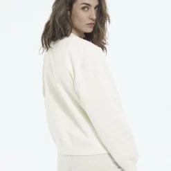 The Kooples Felpa - Ecru, Donna -Vendite The Kooples 05f92ddaabf54e0fa26a82738a2484a6