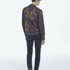 The Kooples Uomo À COL REQUIN - Camicia - Navy Brown -Vendite The Kooples 06ce16f474d447889bc24ec5b567651c