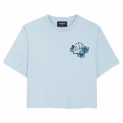 The Kooples T-shirt Con Stampa - Blue, Donna -Vendite The Kooples 085098eedeca453f897eb8da0906f105