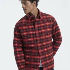 The Kooples Giacca Da Mezza Stagione - Red / Black, Uomo -Vendite The Kooples 09756995f71246759e86e890d9fd2270