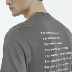 The Kooples WHAT IS - T-shirt Con Stampa - Grey, Uomo -Vendite The Kooples 0a3e423ace2a474dbe56399e3e5dacc8
