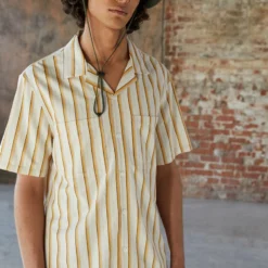 The Kooples CHEMISE - Camicia - Orange Ecru, Uomo