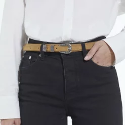 The Kooples LISSE - Cintura - Camel, Donna