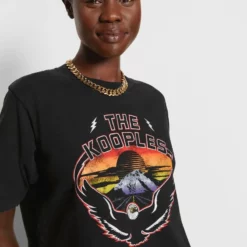 The Kooples MANCHES COURTES - T-shirt Con Stampa - Black Washed, Donna 14 The Kooples MANCHES COURTES - T-shirt Con Stampa - Black Washed, Donna -Vendite The Kooples 0b426840919d417782ff97c28a2ba737