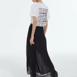 The Kooples Donna LOVE MANCHES COU - T-shirt Con Stampa - White 12 The Kooples Donna LOVE MANCHES COU - T-shirt Con Stampa - White -Vendite The Kooples 0bd55649f7d04739815436b79943e2d3