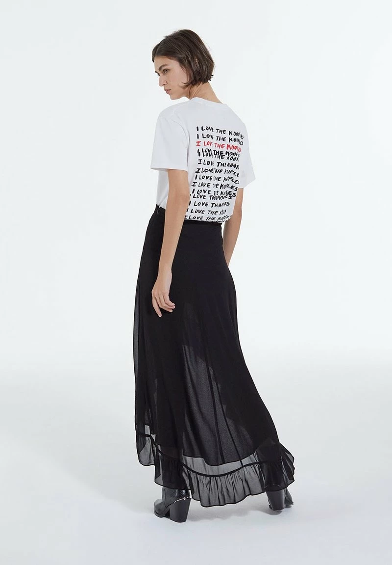 The Kooples Donna LOVE MANCHES COU - T-shirt Con Stampa - White 5 The Kooples Donna LOVE MANCHES COU - T-shirt Con Stampa - White - immagine 3