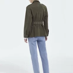 The Kooples Donna VESTE - Giacca Di Jeans - Kaki -Vendite The Kooples 0f3354929cfa46de952c04117e6b37eb