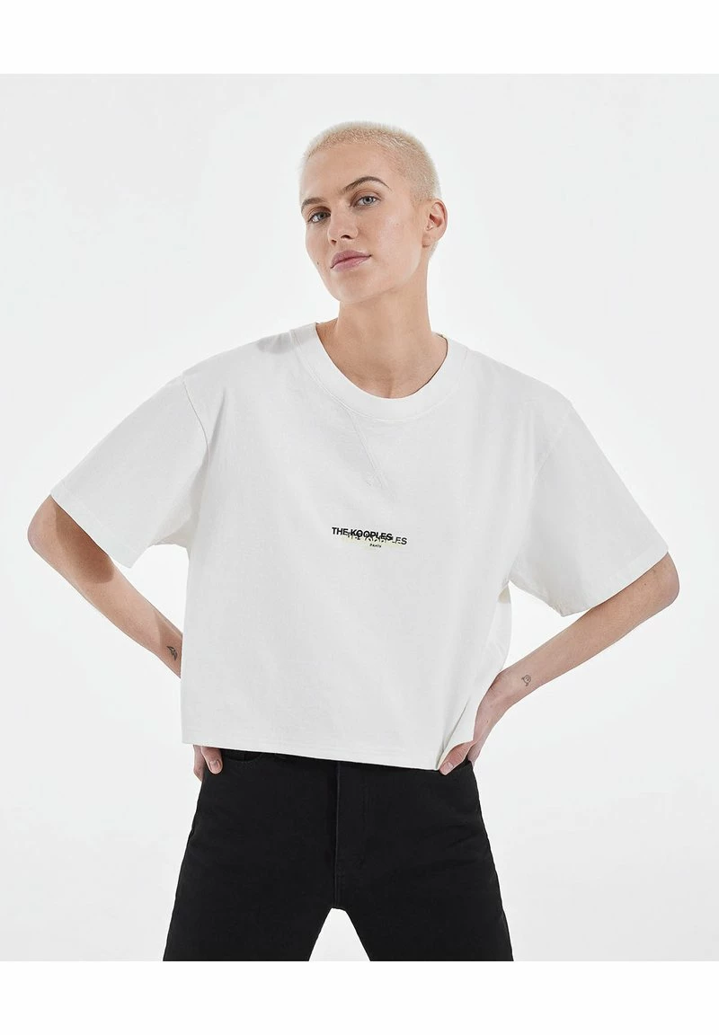 The Kooples TRIPLE LOGO - T-shirt Con Stampa - White, Donna 3 The Kooples TRIPLE LOGO - T-shirt Con Stampa - White, Donna