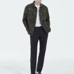 The Kooples Giacca Leggera - Kaki, Uomo -Vendite The Kooples 11ebbd6954ee4788bae9f0a85b8c25ea