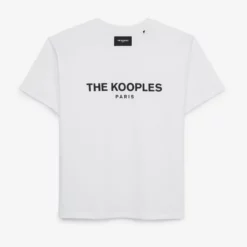 The Kooples MANCHES COURTES - T-shirt Con Stampa - White, Donna