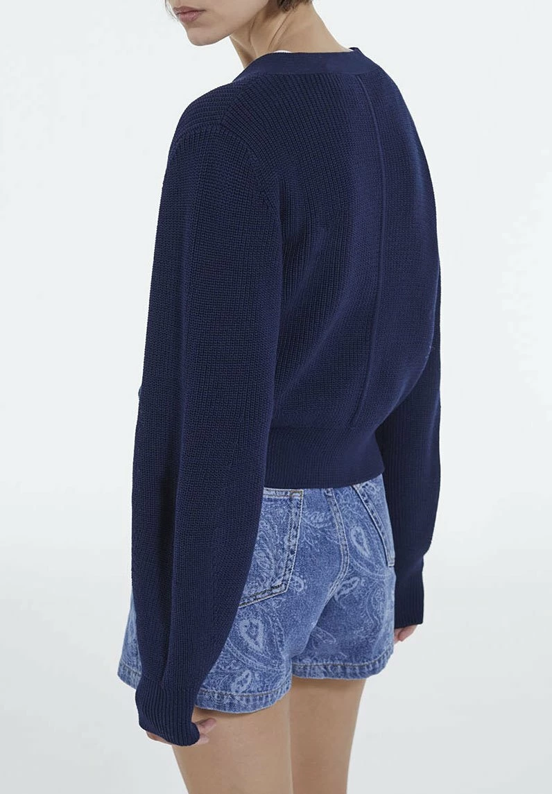 The Kooples COURT - Cardigan - Dark Navy, Donna 6 The Kooples COURT - Cardigan - Dark Navy, Donna - immagine 4