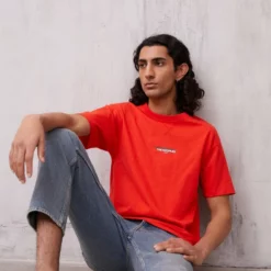 The Kooples T-shirt Basic - Red, Uomo