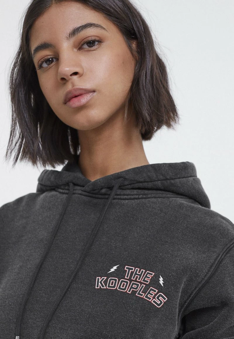 The Kooples Felpa Con Cappuccio - Black Washed, Donna 7 The Kooples Felpa Con Cappuccio - Black Washed, Donna - immagine 5