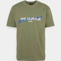 The Kooples TEE - T-shirt Con Stampa - Khaki, Uomo