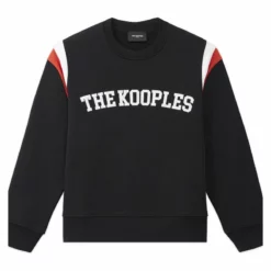 The Kooples À BANDES CONTRASTÉES ET LOGO - Felpa - Black, Donna -Vendite The Kooples 14efdbe0e9b7466a9749c28ce863d129