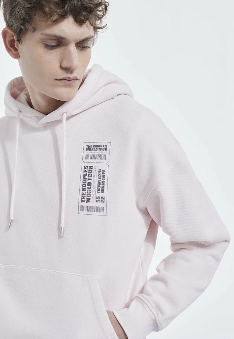 The Kooples Felpa Con Cappuccio - Pink, Uomo 6 The Kooples Felpa Con Cappuccio - Pink, Uomo - immagine 4