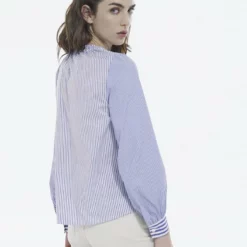 The Kooples Camicetta - Blue White, Donna -Vendite The Kooples 15abd82c11d240e0a378bd379f2dfdec