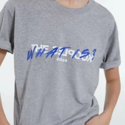 The Kooples WHAT IS T MANCHE - T-shirt Con Stampa - Grey Melange, Donna 14 The Kooples WHAT IS T MANCHE - T-shirt Con Stampa - Grey Melange, Donna -Vendite The Kooples 1831b5b0c9a742d88af276c47b75a3c1
