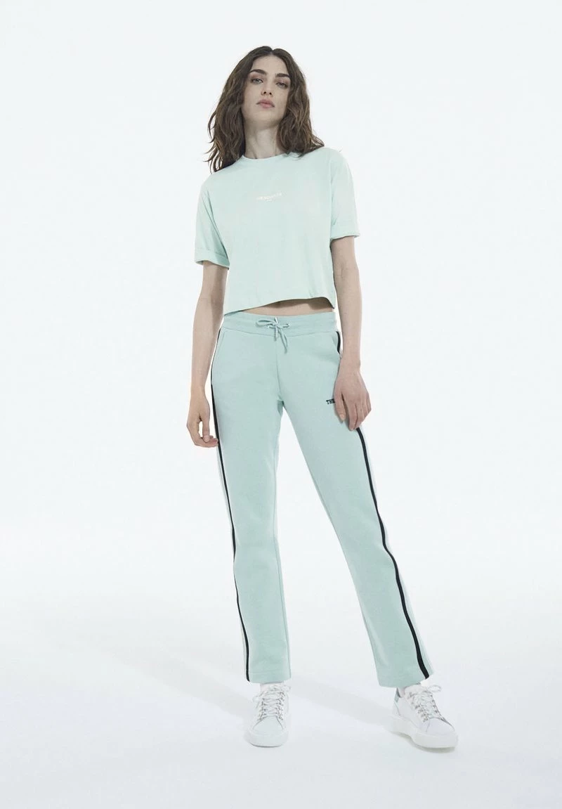 The Kooples MANCHES - T-shirt Basic - Gris Bleu, Donna 4 The Kooples MANCHES - T-shirt Basic - Gris Bleu, Donna - immagine 2