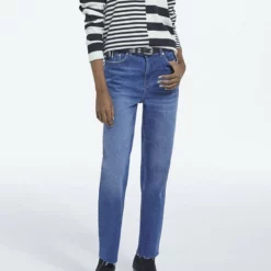 The Kooples Donna Jeans A Sigaretta - Blue Washed -Vendite The Kooples 18d0d0aa35594acfb1d339534adf2d26