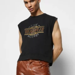 The Kooples Donna DEBARDEUR HIGH VOLTAGE - Top - Black Washed -Vendite The Kooples 1a0b4c34b87149638afb3302baed85c5