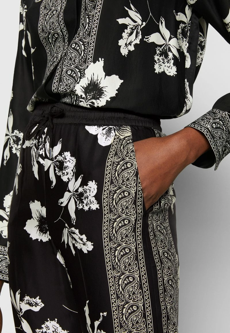 The Kooples PANTALON TAILLE ELASTIQUE - Pantaloni - Black/white, Donna 9 The Kooples PANTALON TAILLE ELASTIQUE - Pantaloni - Black/white, Donna - immagine 7