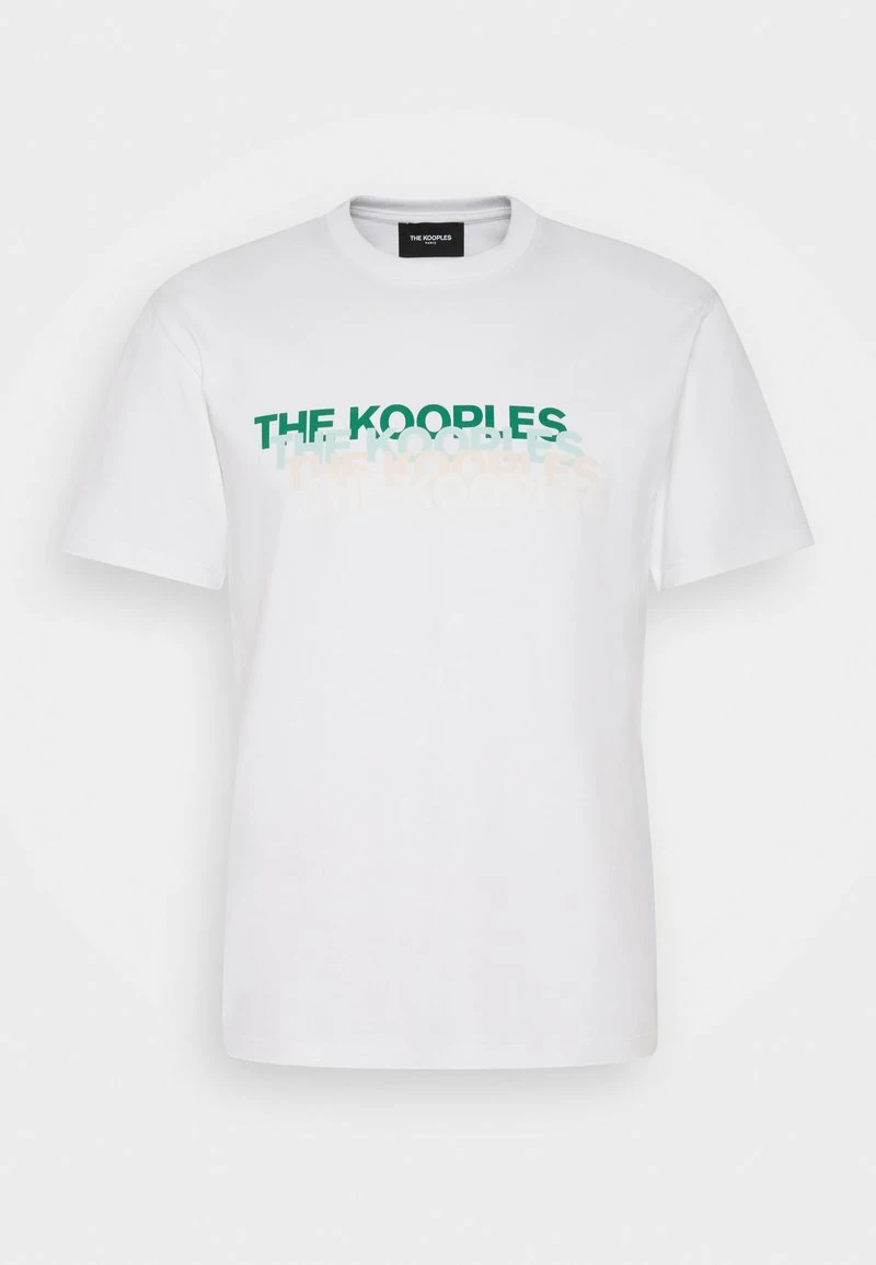 The Kooples Uomo T-shirt Con Stampa - White 4 The Kooples Uomo T-shirt Con Stampa - White - immagine 2