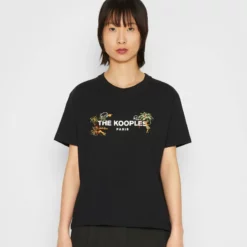 The Kooples MANCHES COURTES - T-shirt Con Stampa - Black, Donna 11 The Kooples MANCHES COURTES - T-shirt Con Stampa - Black, Donna -Vendite The Kooples 1e2941fd6c174edfaf6c3f35f5bb3744