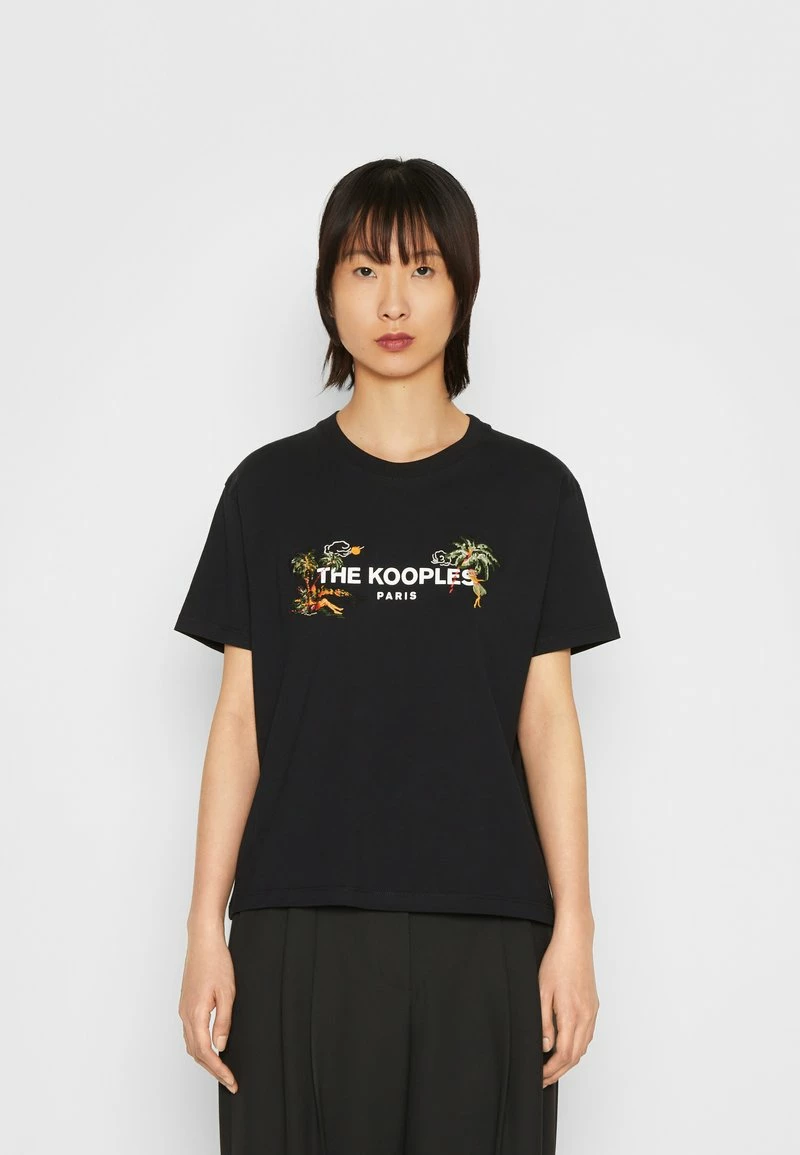 The Kooples MANCHES COURTES - T-shirt Con Stampa - Black, Donna 5 The Kooples MANCHES COURTES - T-shirt Con Stampa - Black, Donna - immagine 3