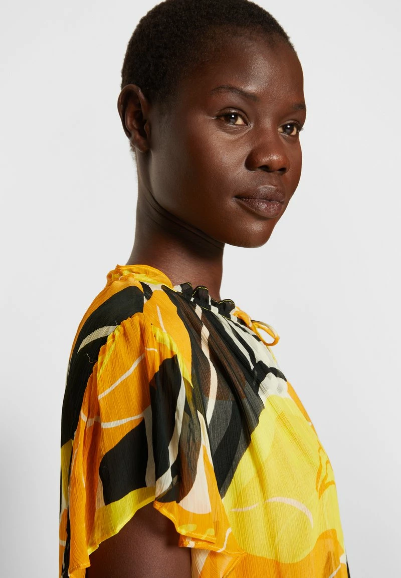 The Kooples ROBE LONGUE MANCHES COURTESEN IMPRIME HIBISCUS - Vestito Elegante - Yellow, Donna 9 The Kooples ROBE LONGUE MANCHES COURTESEN IMPRIME HIBISCUS - Vestito Elegante - Yellow, Donna - immagine 7