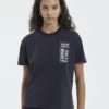 The Kooples T-shirt Con Stampa - Black Washed, Donna 1 The Kooples T-shirt Con Stampa - Black Washed, Donna -Vendite The Kooples 20318be42fa6469ebb9686418e0ae978