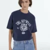 The Kooples TIGRE TEE - T-shirt Con Stampa - Navy, Donna 1 The Kooples TIGRE TEE - T-shirt Con Stampa - Navy, Donna -Vendite The Kooples 2088dcd1f64d4a9781f9bdc0134222ce