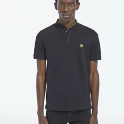 The Kooples OFFICIER - Polo - Black Brown, Uomo