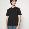 The Kooples Uomo CHEST LOGO - T-shirt Con Stampa - Black