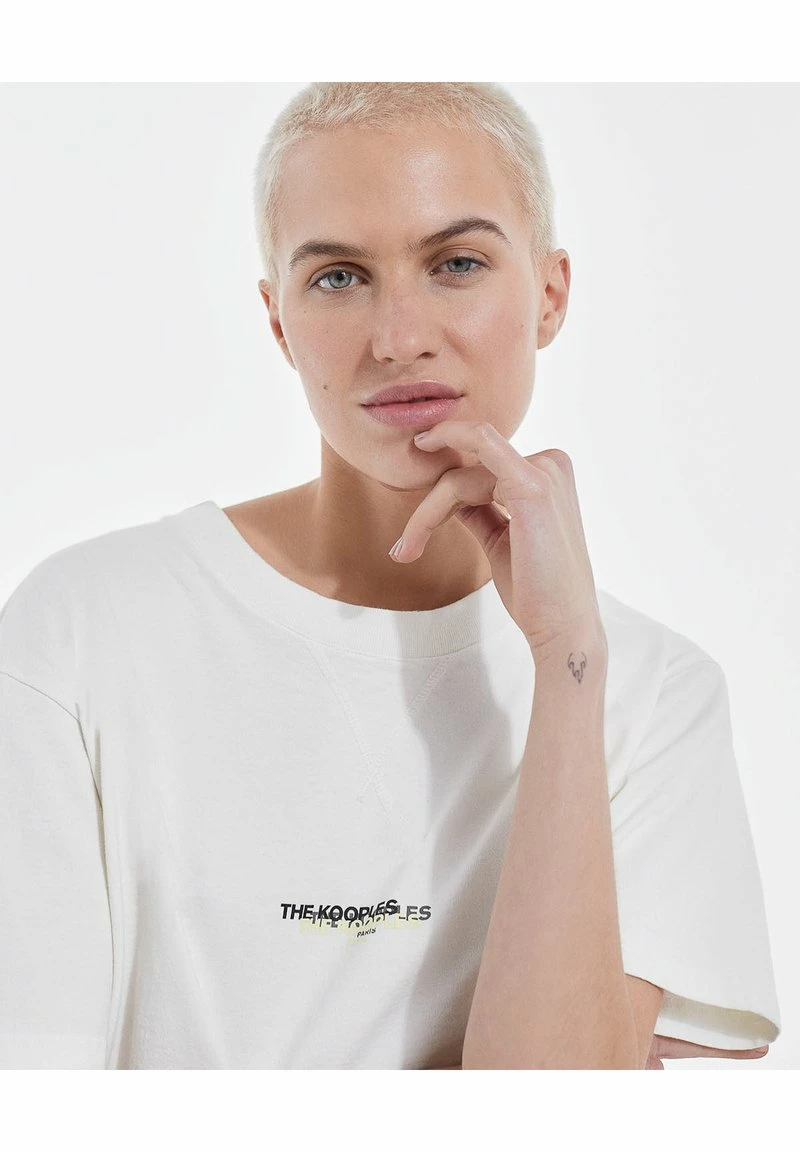 The Kooples TRIPLE LOGO - T-shirt Con Stampa - White, Donna 7 The Kooples TRIPLE LOGO - T-shirt Con Stampa - White, Donna - immagine 5