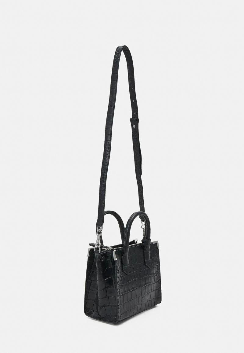 The Kooples MEDIUM BAG MING CROCO - Borsa A Mano - Black, Donna 7 The Kooples MEDIUM BAG MING CROCO - Borsa A Mano - Black, Donna - immagine 5