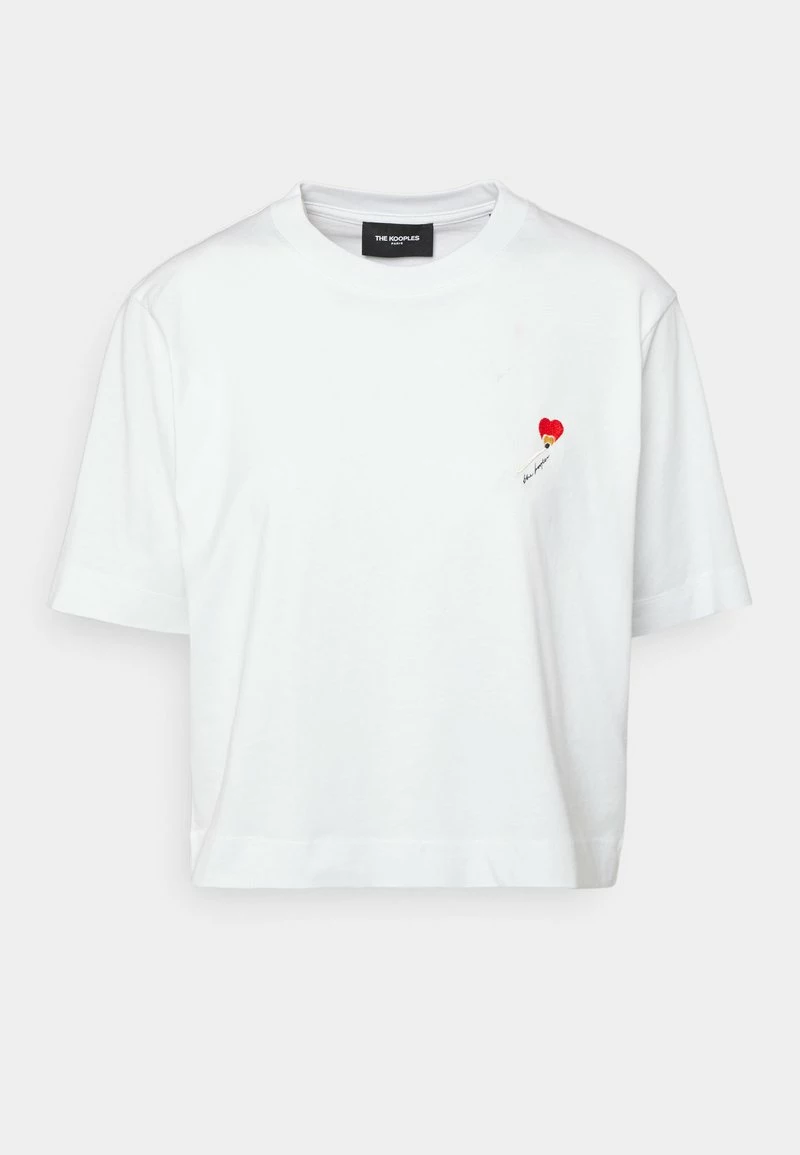 The Kooples Donna T-shirt Con Stampa - White 3 The Kooples Donna T-shirt Con Stampa - White