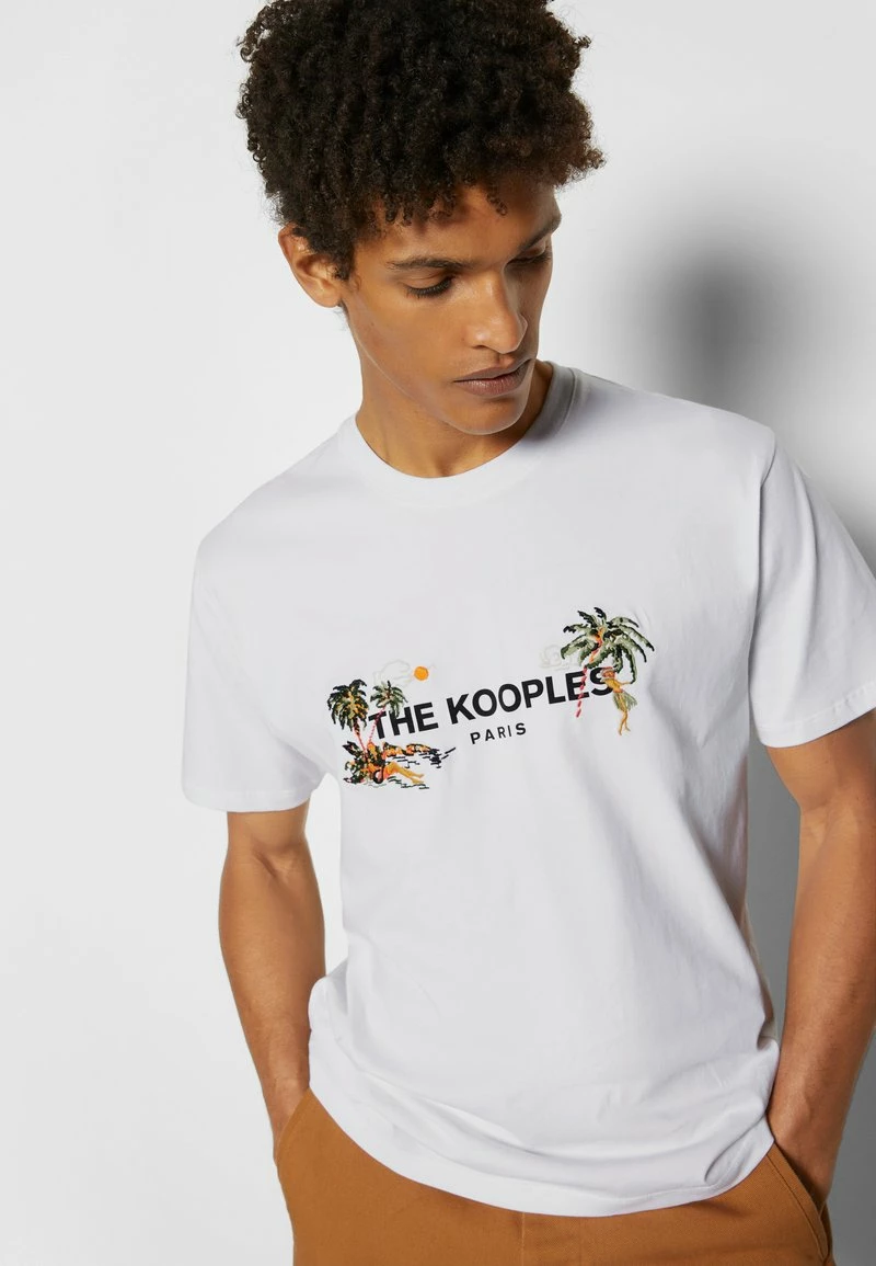 The Kooples T-shirt Con Stampa - White, Uomo 8 The Kooples T-shirt Con Stampa - White, Uomo - immagine 6