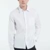 The Kooples À POCHE PLAQUÉE - Camicia Elegante - White, Uomo -Vendite The Kooples 28ede82817564e4bb45548c9e4fcc43b