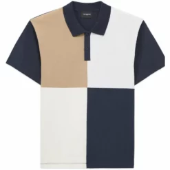 The Kooples PATCHWORK - Polo - Navy, Uomo -Vendite The Kooples 2dcb6d599a7745d18c4df162ba2c6491
