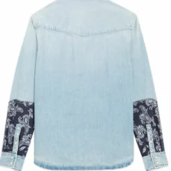 The Kooples Camicia - Blue Washed, Uomo -Vendite The Kooples 2de46a87d15e484dafae35bf65c91935