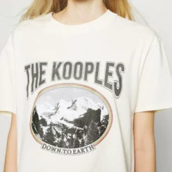 The Kooples T-shirt Con Stampa - Ecru, Donna -Vendite The Kooples 2e7afbdb5e45489fbe0eb343663e44e9