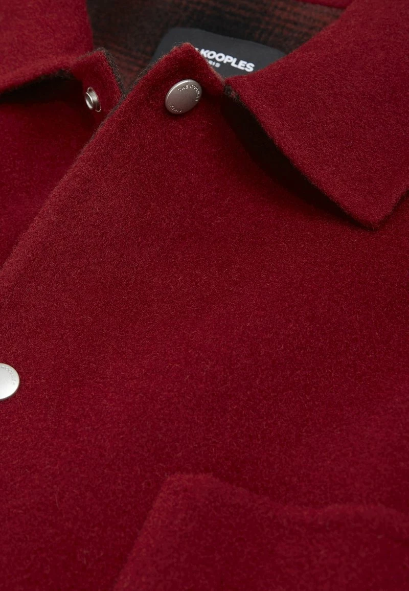 The Kooples Uomo Giacca Da Mezza Stagione - Burgundy 8 The Kooples Uomo Giacca Da Mezza Stagione - Burgundy - immagine 6