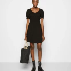 The Kooples Donna ROBE COURTE MANCHE COURTE - Vestito Elegante - Black -Vendite The Kooples 2f14c6b60cc443cb9c01c912aa87b488