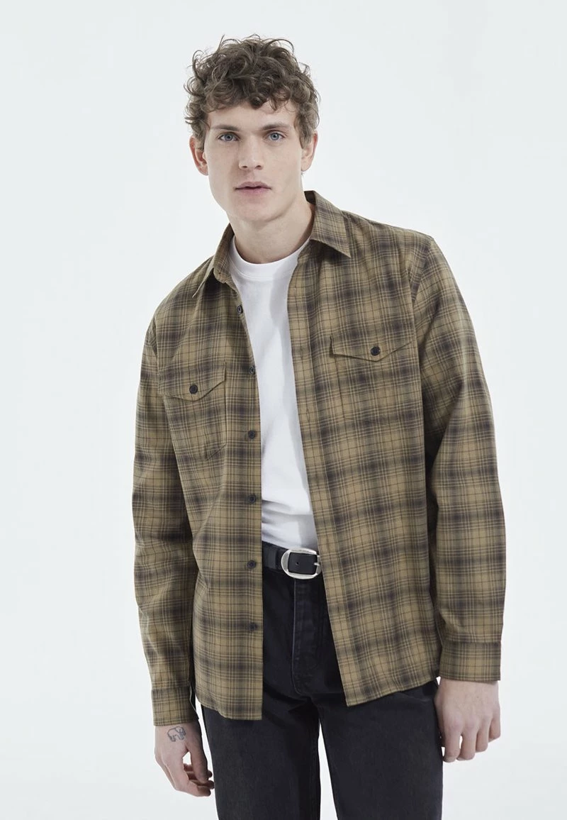 The Kooples COL CLASSIQUE À CARREAUX - Camicia - Brown, Uomo 3 The Kooples COL CLASSIQUE À CARREAUX - Camicia - Brown, Uomo